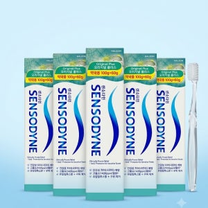 센소다인 오리지널 플러스 160g 대용량 5개+칫솔1개(랜덤)