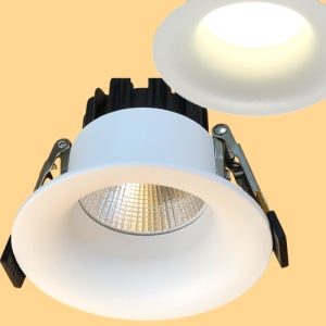 티에스 호른 움푹 COB 8W 75mm(3인치) 커브 다운라이트 매입등 플리커프리