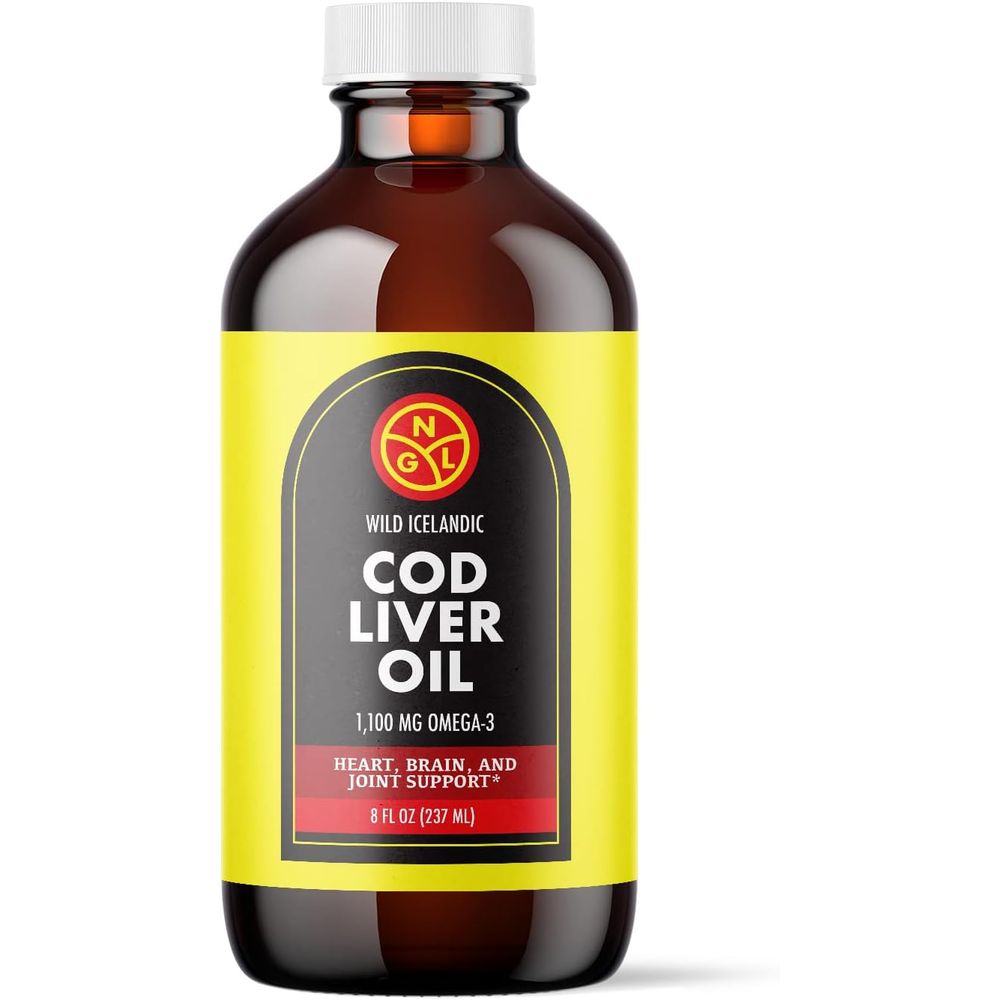 NGL 아이슬란드 <b>코드 리버 오일 1100mg</b> 오메가3 대구 간유 액상 237ml