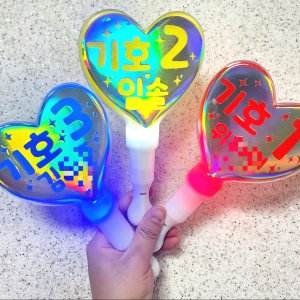 led응원봉 콘서트 야광봉 응원도구 학예회 재롱잔치 하트 별