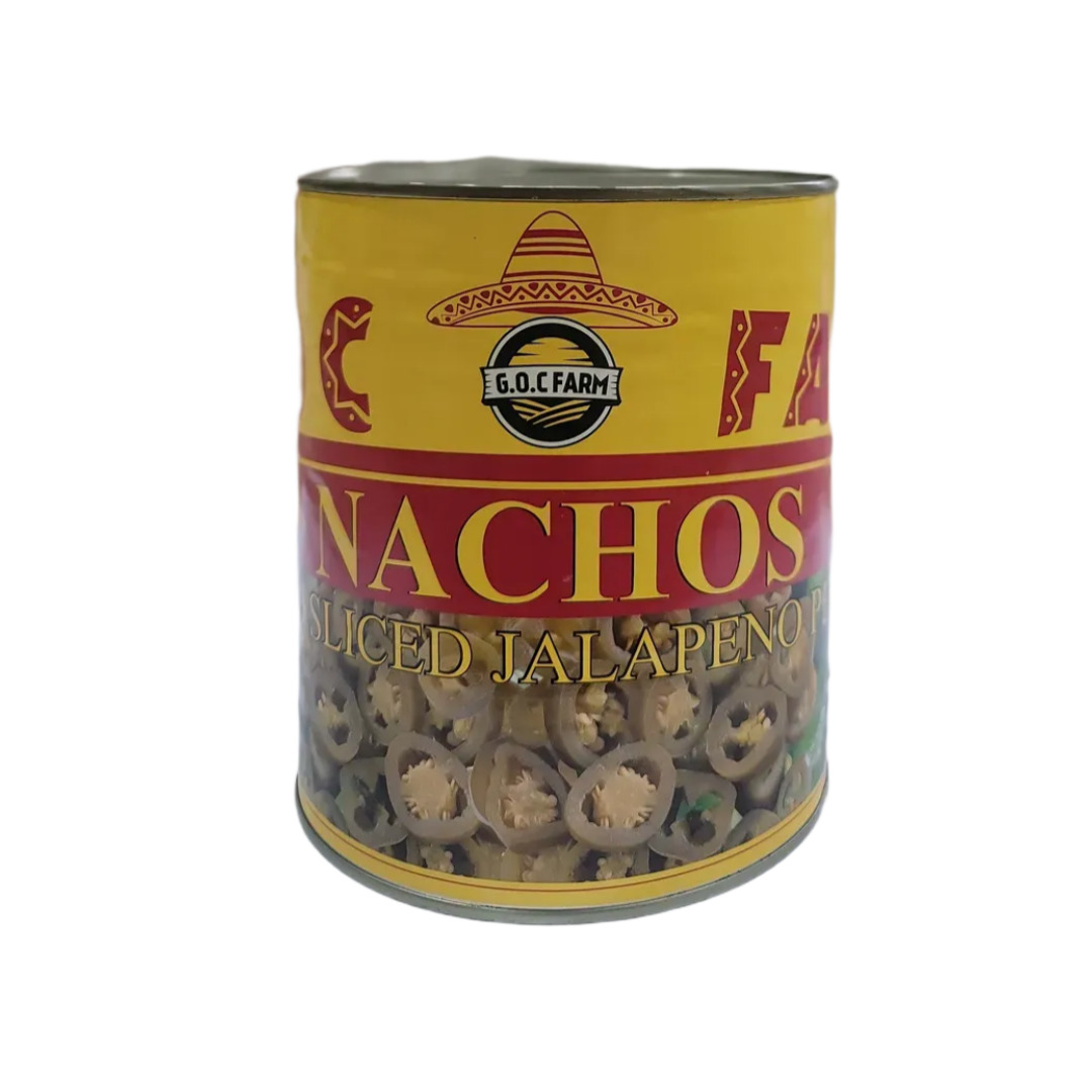 GO C FARM Nacho Sliced Jalapeno Peppers 3kg