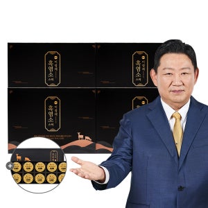 (총 4박스 120포 4개월분) 흑염소 매니아 이경제 흑염소 스틱 액기스 즙 진액 국내산 이경재 30포 15ml, 4개