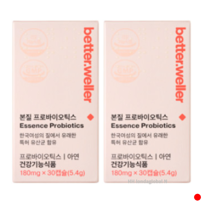 <b>베러웨러 질</b> 유래 특허 <b>유산균</b> 아연 면역 30캡슐 X2