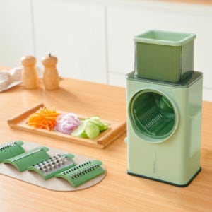 DOMUS 다용도 채칼 드럼통 야채 채써는 기계 홈쇼핑 회전 슬라이서 채썰기