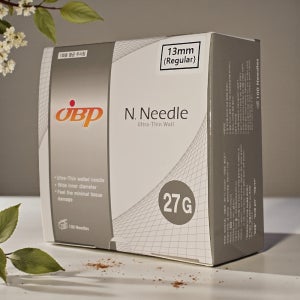 JBP 나노니들 27G x 13mm UTW 일회용 멸균주사침 극세침 보톡스주입용