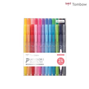 [톰보]플레이칼라2 사인펜 24색세트