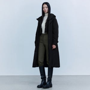 헝가리구스 후드 트렌치다운