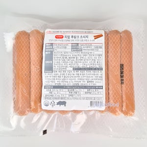 리얼 후랑크 소시지 1KG(40gX25개) 핫도그소세지