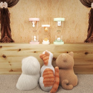 바나나 모래시계3분 반려동물 냥이멍이