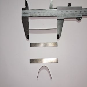 실험용 니티놀 형상기억합금 60mm x 8mm x 0.45t