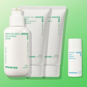 이니스프리 그린티 씨드 히알루론산 수분세럼 130mL + 그린티 씨드 히알루론산 수분크림 80mL 2개