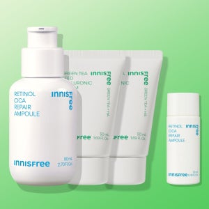 이니스프리 레티놀 시카 흔적 앰플 80mL + 그린티 씨드 히알루론산 수분크림 50mL 2개