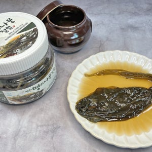 상하식품 진명이 명이나물 장아찌 300g 통