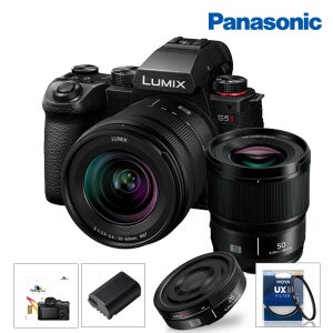 파나소닉 루믹스 S5II 바디 + 20-60mm + 50mm 더블 렌즈 키트 DC-S5M2W