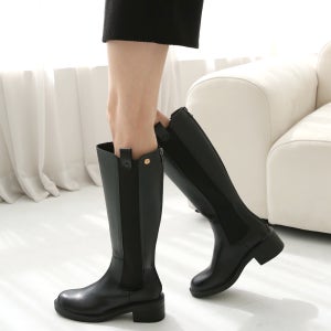 워커창 첼시 롱부츠 여성 빅사이즈 스판부츠