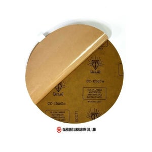 접착식 8인치 200mm PSA 원형사포 샌드페이퍼 대성 시편연마 SIC SAND PAPER