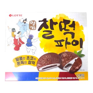 [워나점빵] 롯데 명가 찰떡파이 350g 대용량 소포장 사무실과자 탕비실간식