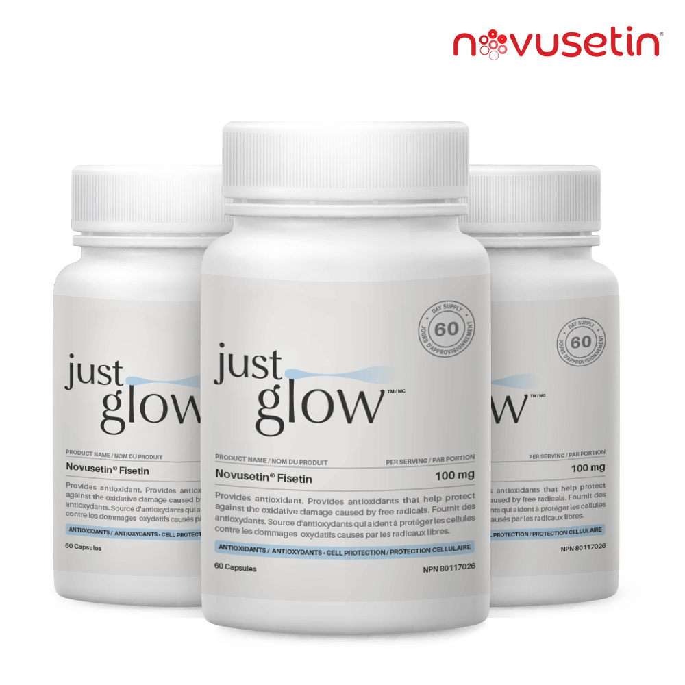 저스트글로우 노부세틴 <b>피세틴 100</b>mg 60캡슐 3병
