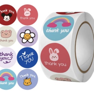 선물 답례 감사인사 땡큐스티커