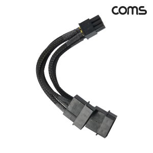 [BF402] Coms 12V 전원 젠더 IDE 4Px2 그래픽카드 전원 6P VGA 15cm