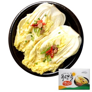 풍년들백김치 10KG 업소용 중국산 수입 식당 대용량 백김치 종이박스