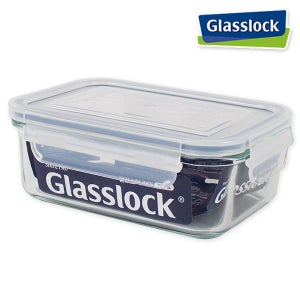 글라스락밀폐용기-직사각 710ml 내열강화유리 냉장고보관용기 유리찬통 전자렌지그릇 렌지쿡