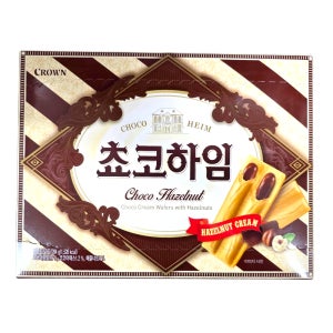 [워나점빵] 크라운 초코하임 284g 대용량 소포장 사무실과자 탕비실간식