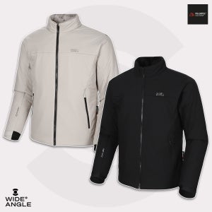 와이드앵글 남성 골프웨어 남자 골프 겨울 경량패딩 점퍼 폴라텍 패딩 자켓 WMW24111