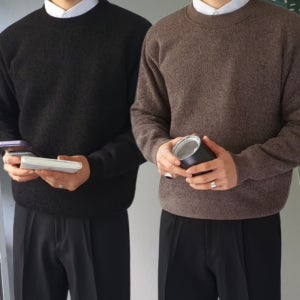 남자기모니트 워셔블니트 남성겨울스웨터