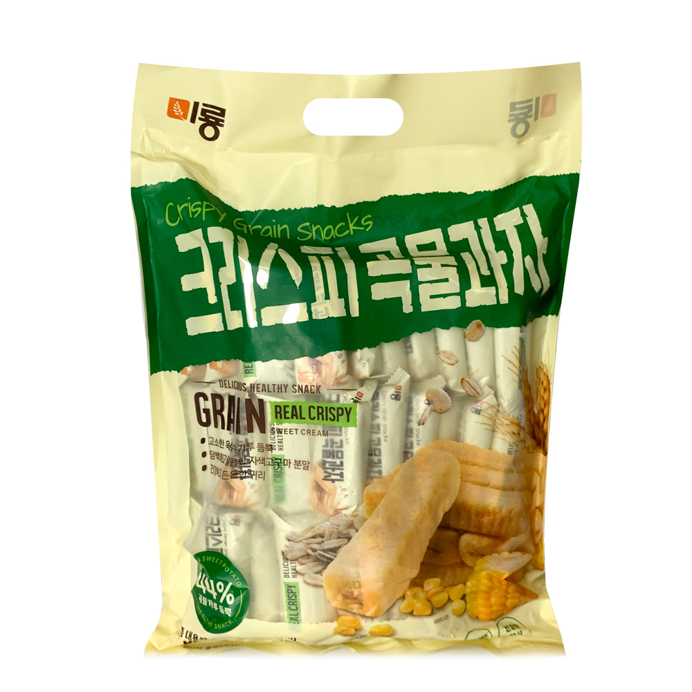 크리스피 곡물과자 수입과자 어르신 어른 간식