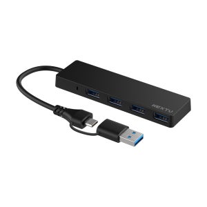 넥스트유 유다한 765U3 4포트 멀티포트 2in1 케이블 USB 3.0 허브