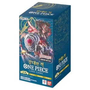 원피스카드게임 부스터박스 3탄 강대한 적 OPK-03 한글판 1카톤 (12박스)