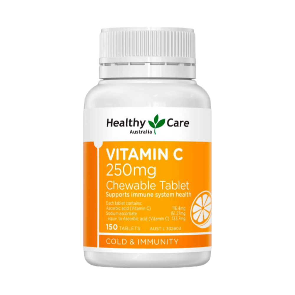 <b>헬씨케어 비타민C</b> 250mg 츄어블 150정
