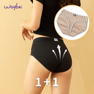 웨이비 오가닉 T골착팬티 순면 초경 주니어 생리 위생팬티 2매세트 생리대 들뜸방지 특허