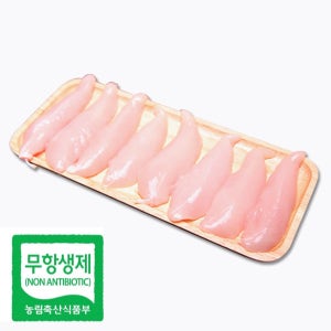 무항생제 닭안심 (1kg) 국내산 수제 간식 만들기 재료 강아지 생식