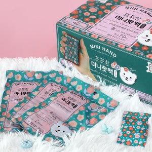 [25년제조] 포포랑 미니 핫팩 어린이용 소형 휴대용 25g 80매(40세트)