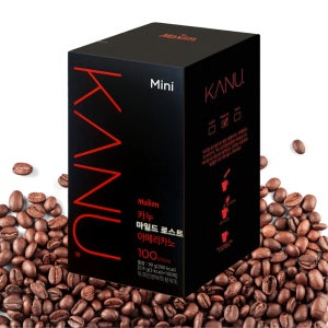 카누 마일드 로스트 아메리카노 미니 100T 일회용 스틱 커피 원두 블랙 커피