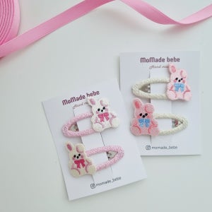 버니즈 똑딱핀 아기 머리핀 여아 헤어핀