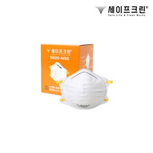 세이프크린 9600-N95 20개입 마크라이트 2급 산업용 안전 마스크