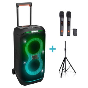 JBL 블루투스 스피커 PARTYBOX STAGE 320 파티박스 무선마이크 스탠드 포함