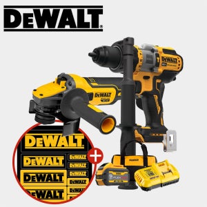 디월트 20V 충전콤보세트 해머드릴+그라인더 DCD999N+DCG409N DCK2212X