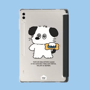 귀여운 갤럭시탭 프랭키 woof woof 아이패드 에어 갤럭시탭S7 수납커버 케이스