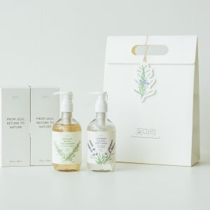 [GIFT] 꽃마리 헤어 & 바디 2종 선물세트 집들이 자취 생필품