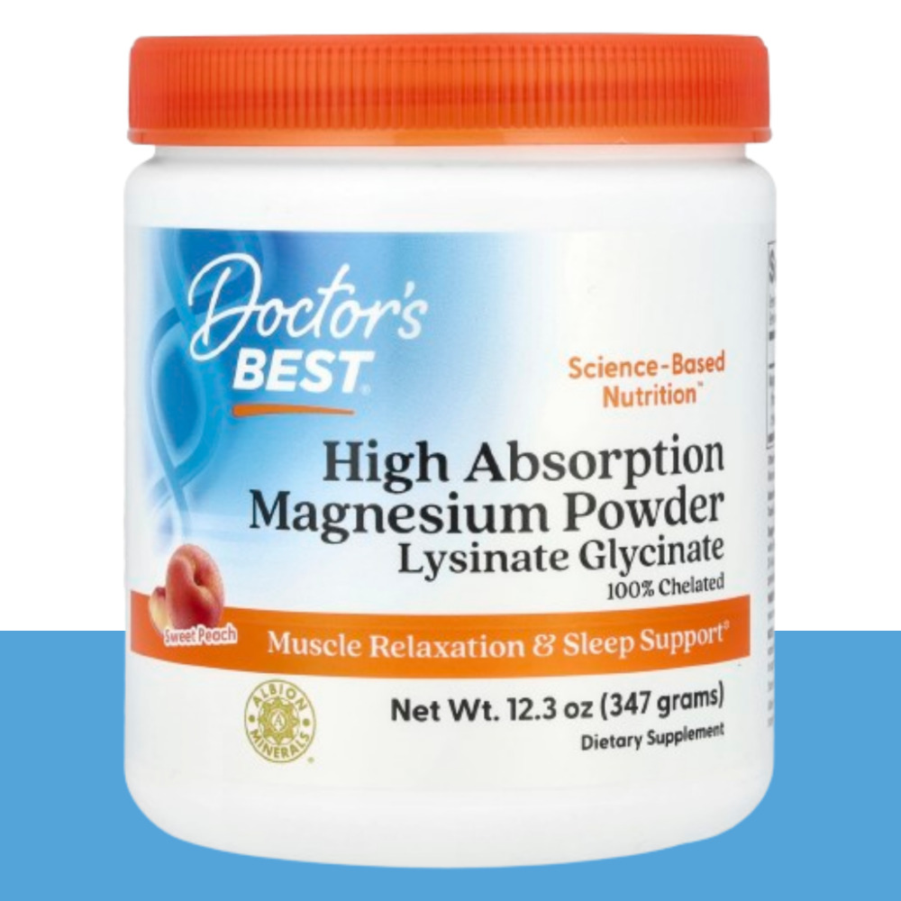 닥터스베스트 <b>마그네슘</b> 글리시네이트 Magnesium <b>복숭아 맛</b> <b>파우더</b> 347g