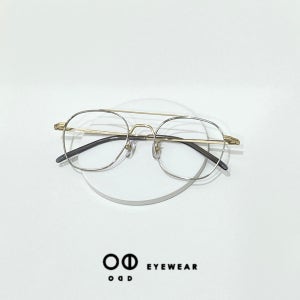 오드아이웨어 Mino C2 골드 하정우 착용 투브릿지 티타늄 안경테