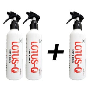 [2+1] 뷰오케이 자동차 유리 발수코팅제 앞유리 코팅 LOTUS-Q 로터스큐 3개