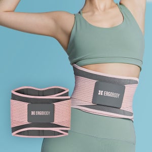에르고바디 핏유어코어 핑크에디션 허리보호대 산후복대 보조템 뱃살 다이어트 라인 정리 흉곽 벨트