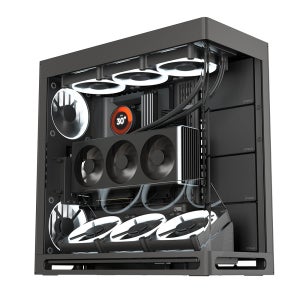 HAVN HS 420 VGPU 하이엔드 미들타워 PC 케이스 블랙