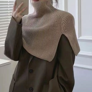숄더워머 어깨워머 터틀넥 목폴라 니트목