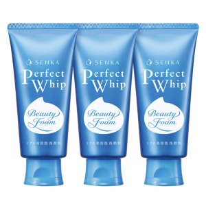센카 폼크렌징 퍼펙트 휩 페이셜 워시 시세이도 퍼펙트 휩 클렌징 120g x 3개